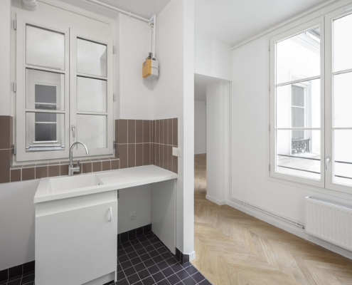 Réhabilitation logements RIVP – Bd Beaumarchais – Paris 12